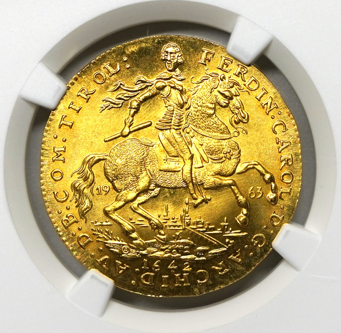 Sold】1963年 フェルディナンド・カール 2ダカット金貨 MS68 NGC | ソブリンパートナーズ